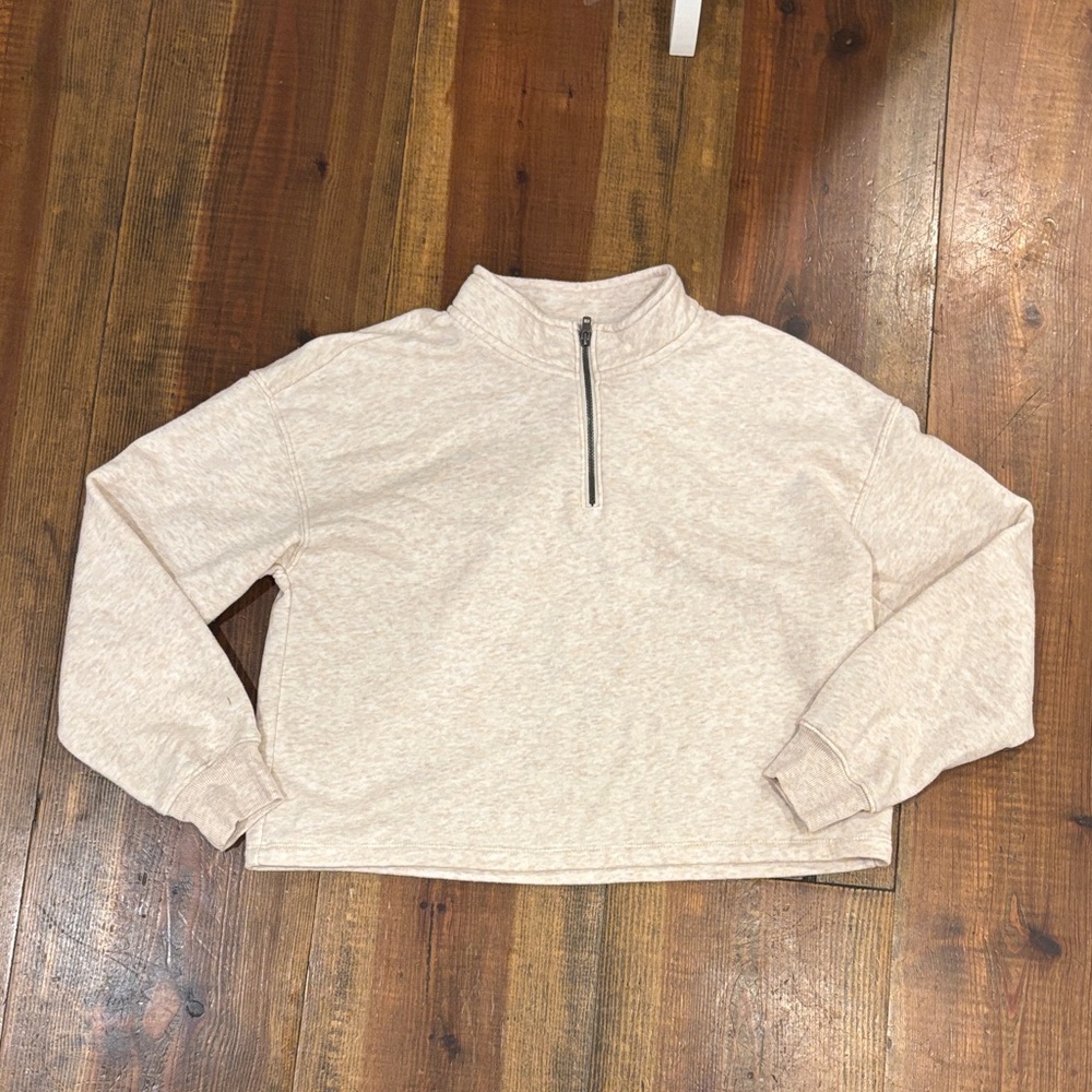 Old Navy Cream Fleece Pullover